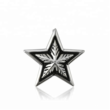 33458 xuping Special design fashion Stainless Steel jewelry black gun color cool Stars shape pendant